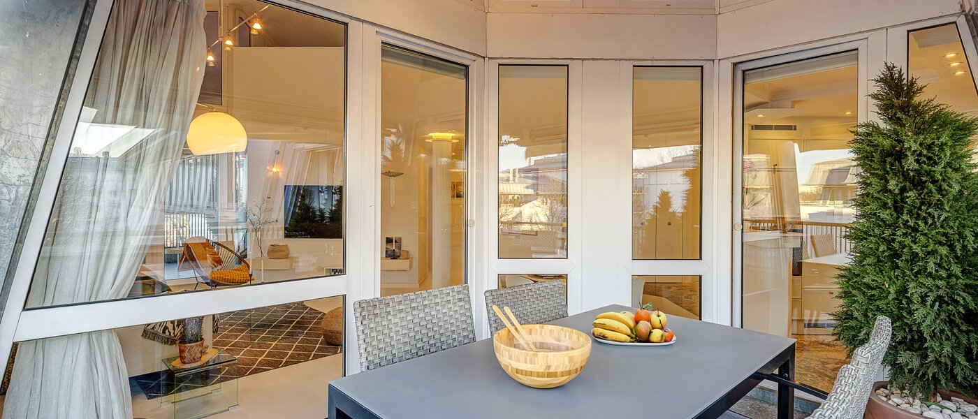 Maisonette-Galerie Wohnung München Bogenhausen 03 1. Balkon 13849