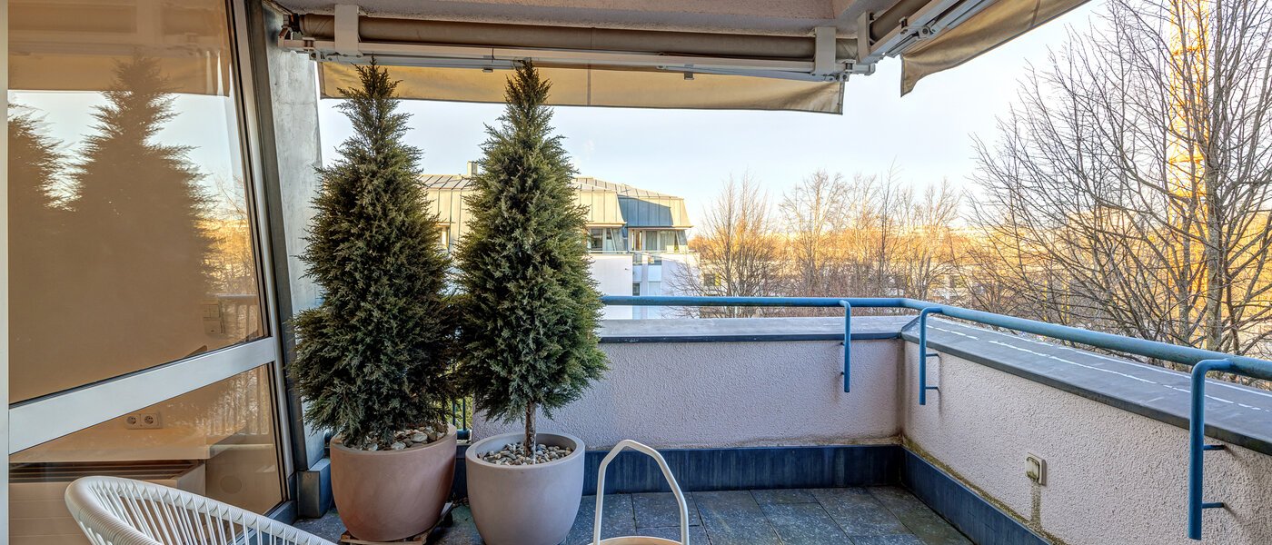 Maisonette-Galerie Wohnung München Bogenhausen 01 2. Balkon 13849