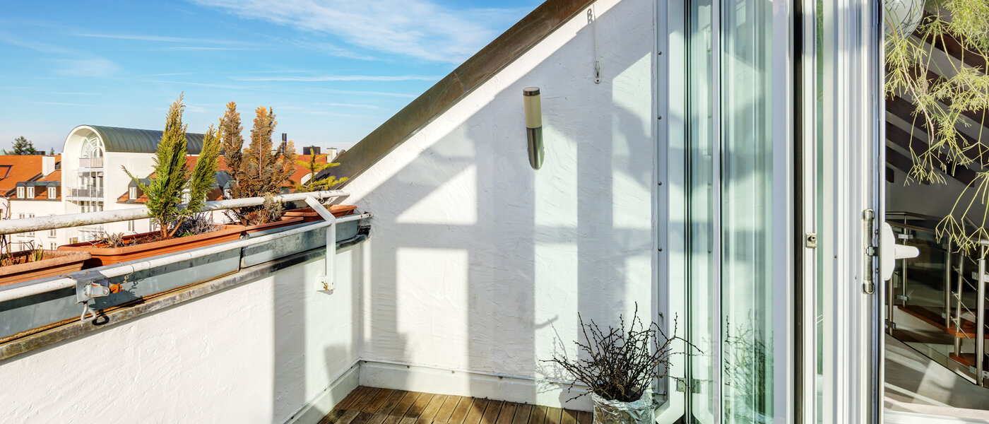 Galeriewohnung Ottobrunn 02 2. Dachterrasse 13854