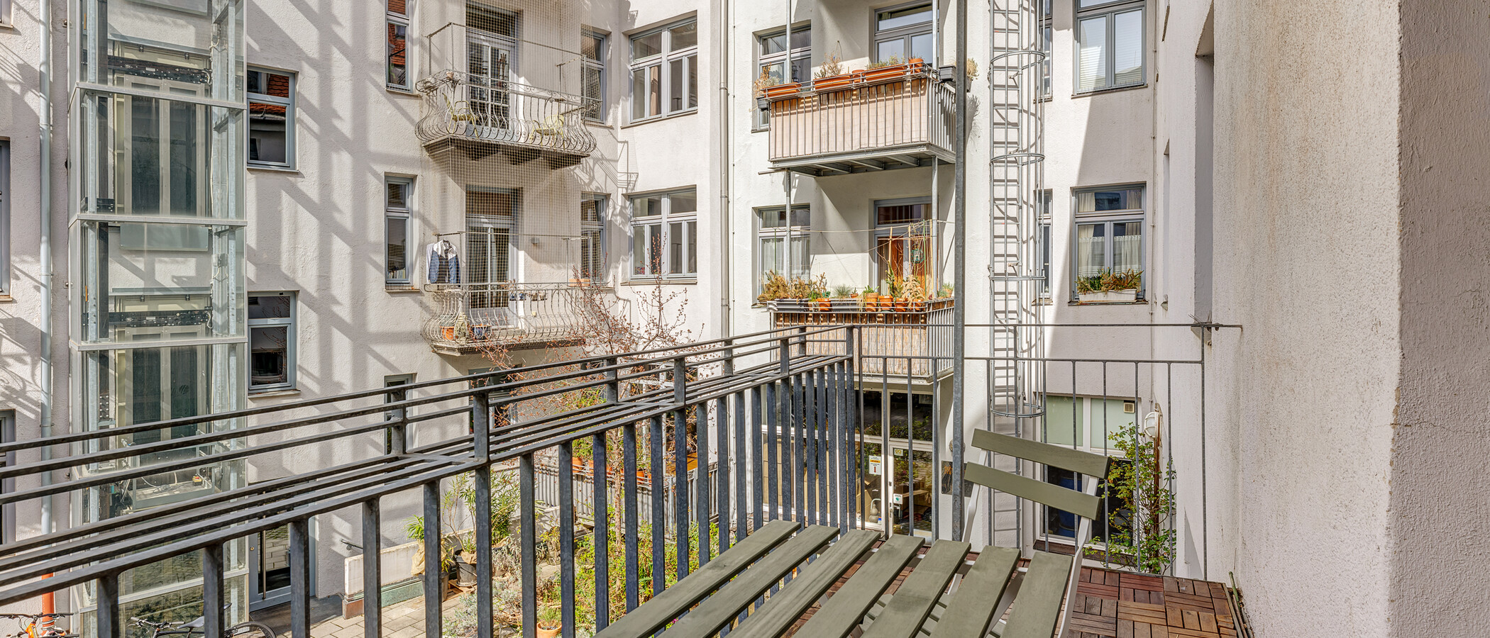 Wohnung München Glockenbachviertel 01 Balkon 13888