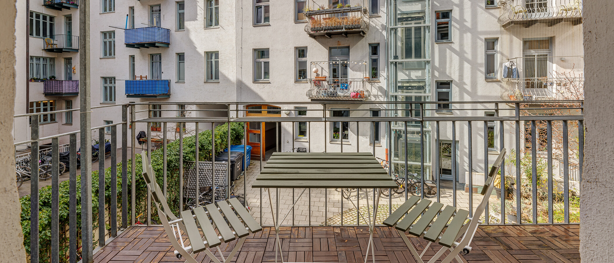 Wohnung München Glockenbachviertel 02 Balkon 13888