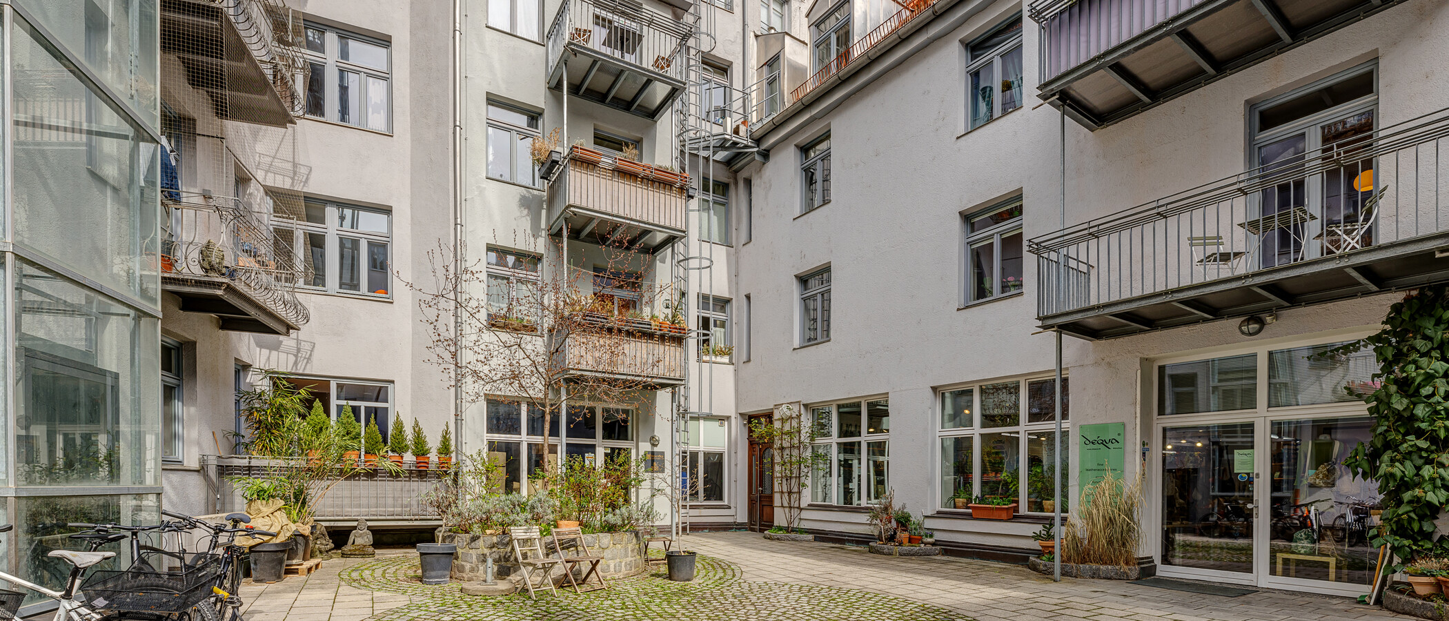 Wohnung München Glockenbachviertel 01 Innenhof 13888
