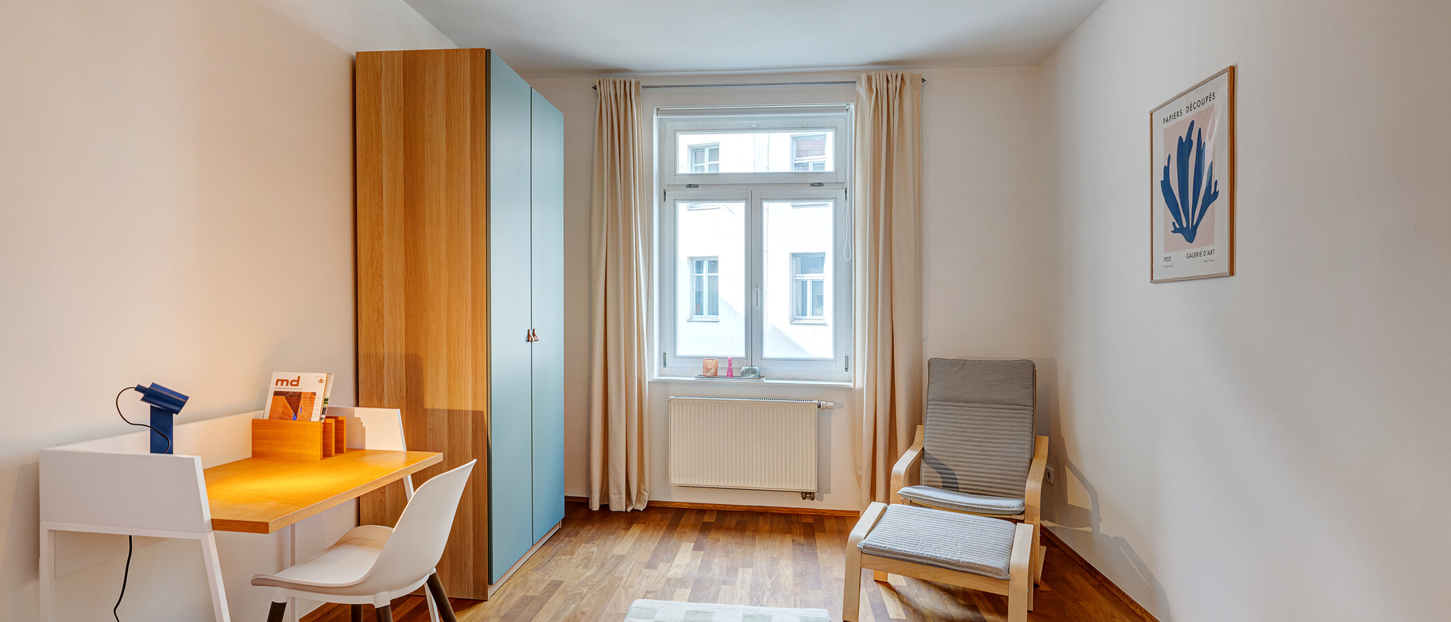 Wohnung München Glockenbachviertel 01 2. Schlafzimmer	 13888