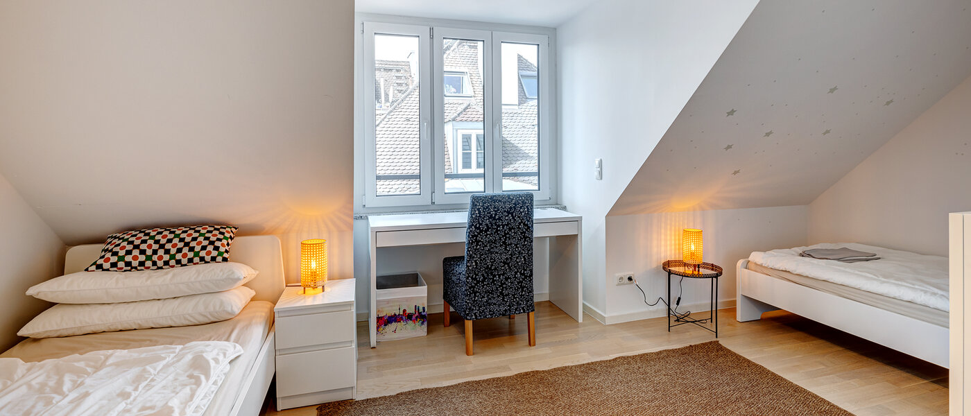 Dachgeschosswohnung München Ludwigsvorstadt 02 3. Schlafzimmer 13896