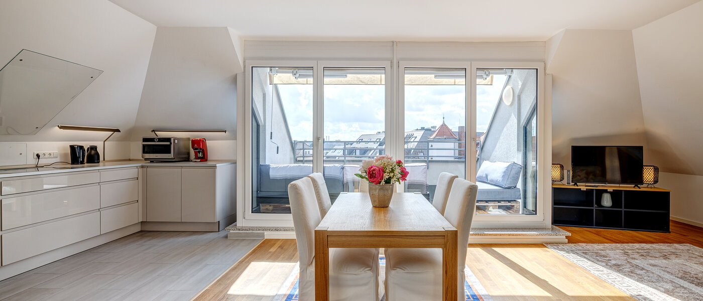 Dachgeschosswohnung München Ludwigsvorstadt 02 Wohnbereich 13896