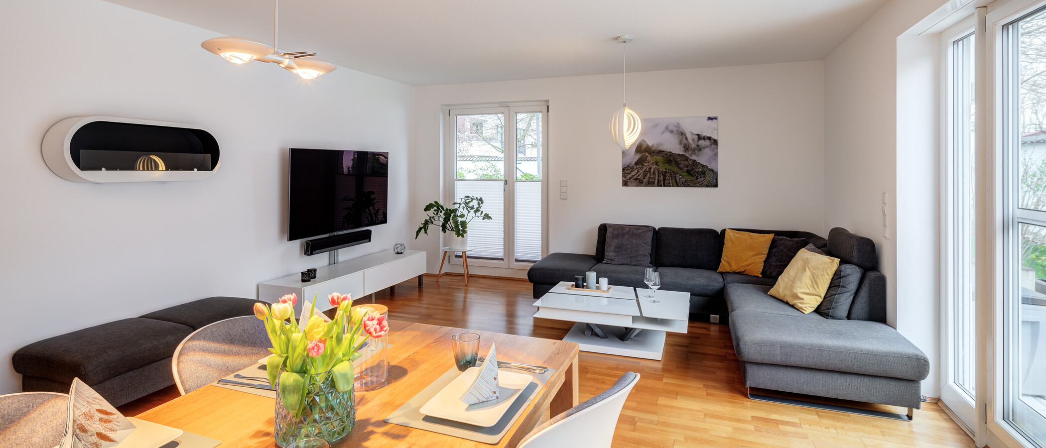 Wohnung München Oberföhring 01 Wohnbereich 13909