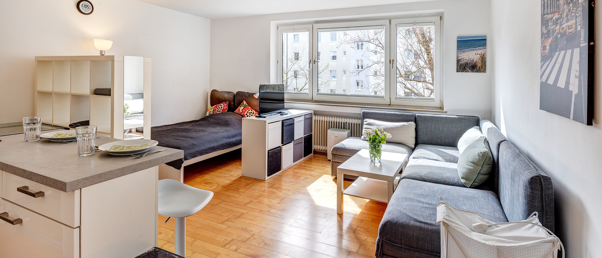 Wohnung München Schwabing-West 01 Wohnbereich 13917