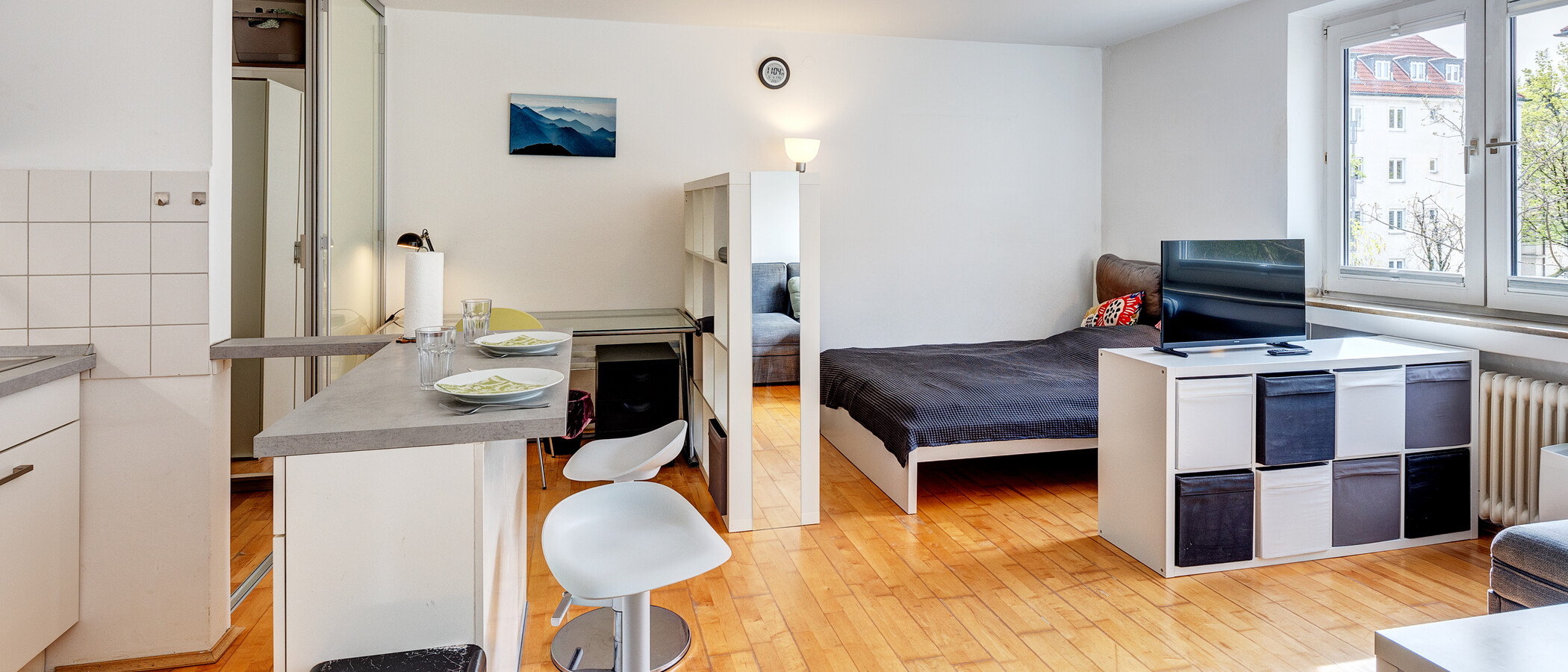 Wohnung München Schwabing-West 04 Wohnbereich 13917