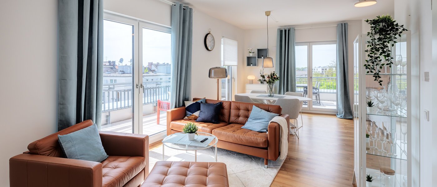 Dachterrassenwohnung München Neuhausen 01 Wohnbereich 13934