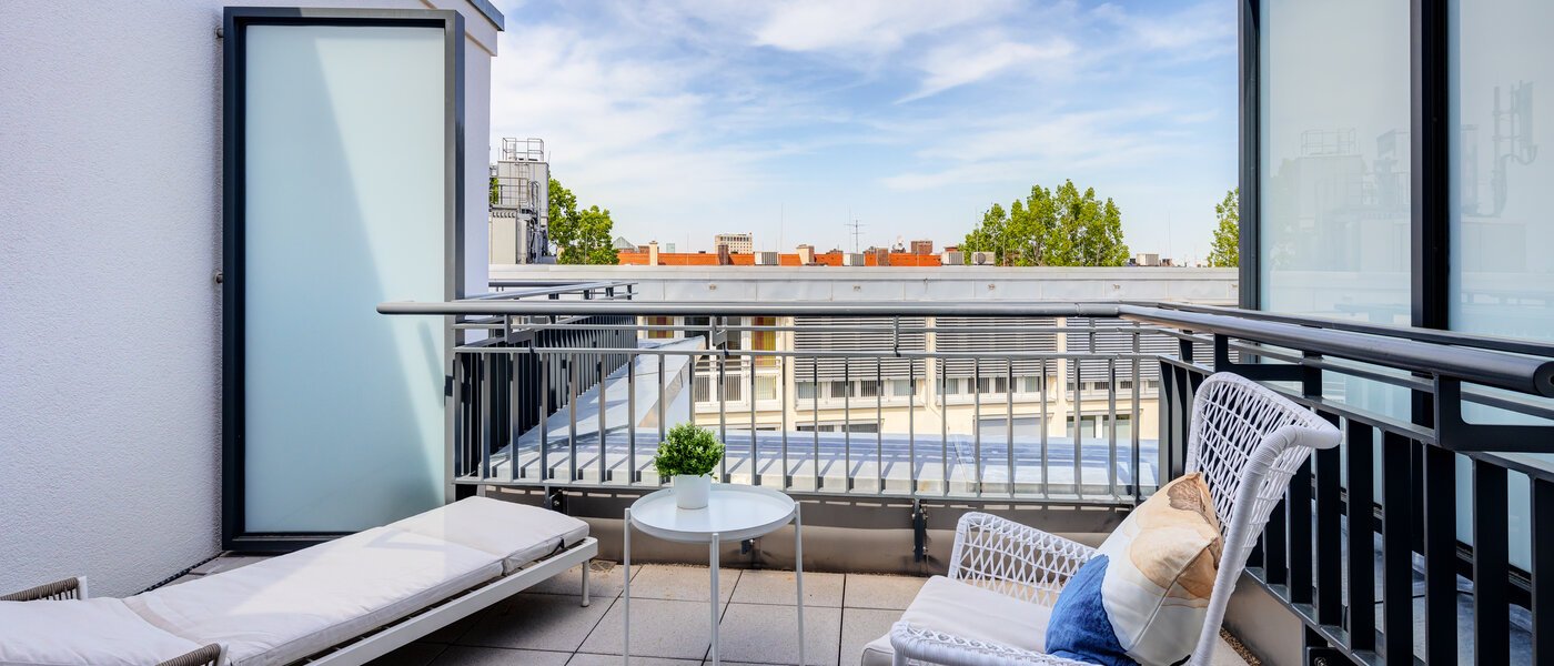 Dachterrassenwohnung München Neuhausen 01 2. Dachterrasse 13934