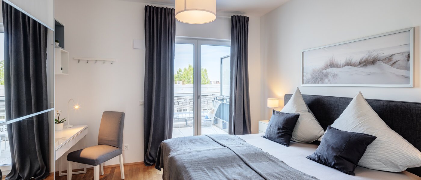 Dachterrassenwohnung München Neuhausen 02 1. Schlafzimmer 13934