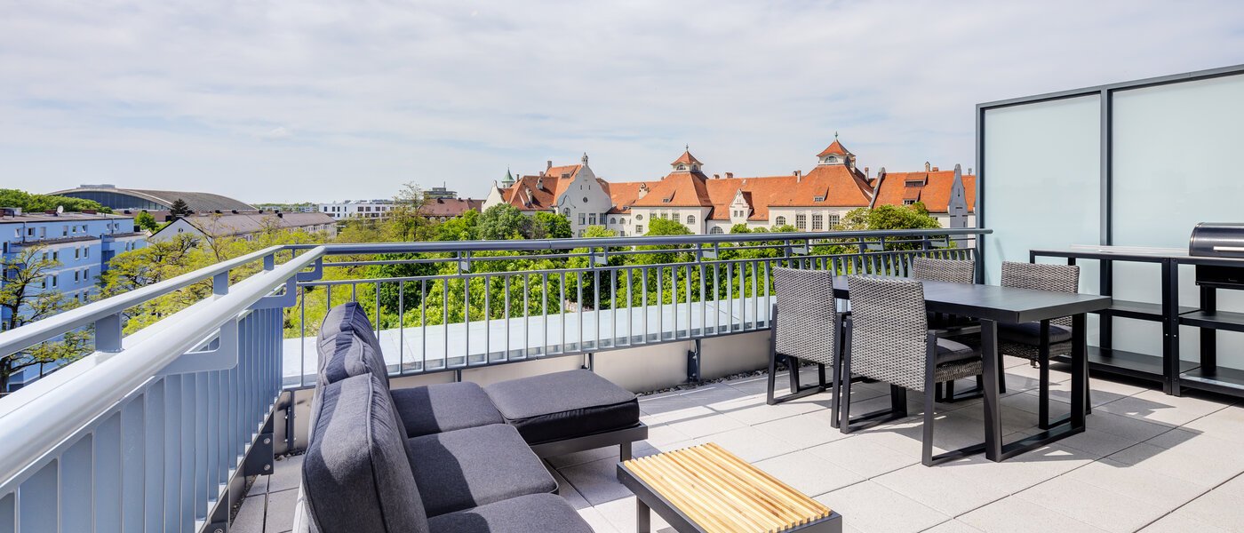 Dachterrassenwohnung München Neuhausen 01 1. Dachterrasse 13934