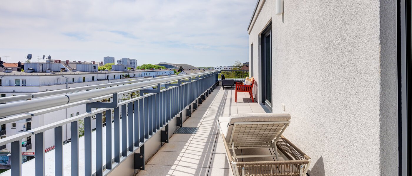 Dachterrassenwohnung München Neuhausen 05 1. Dachterrasse 13934