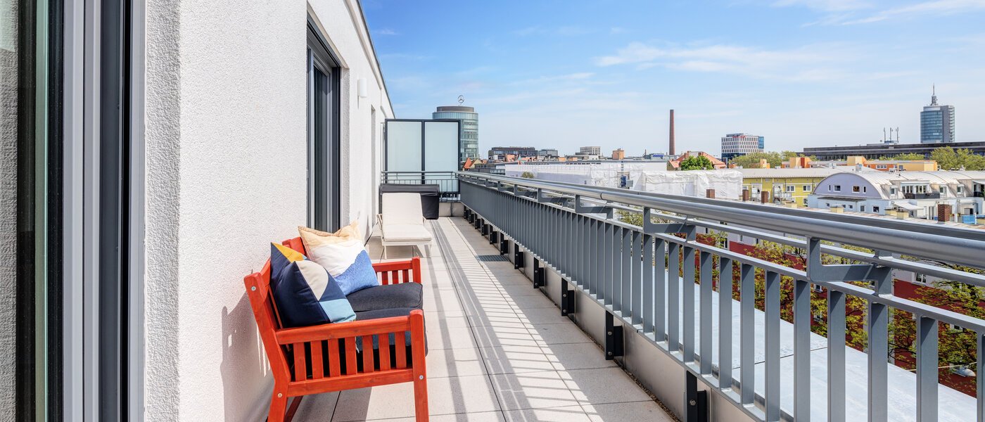 Dachterrassenwohnung München Neuhausen 06 1. Dachterrasse 13934