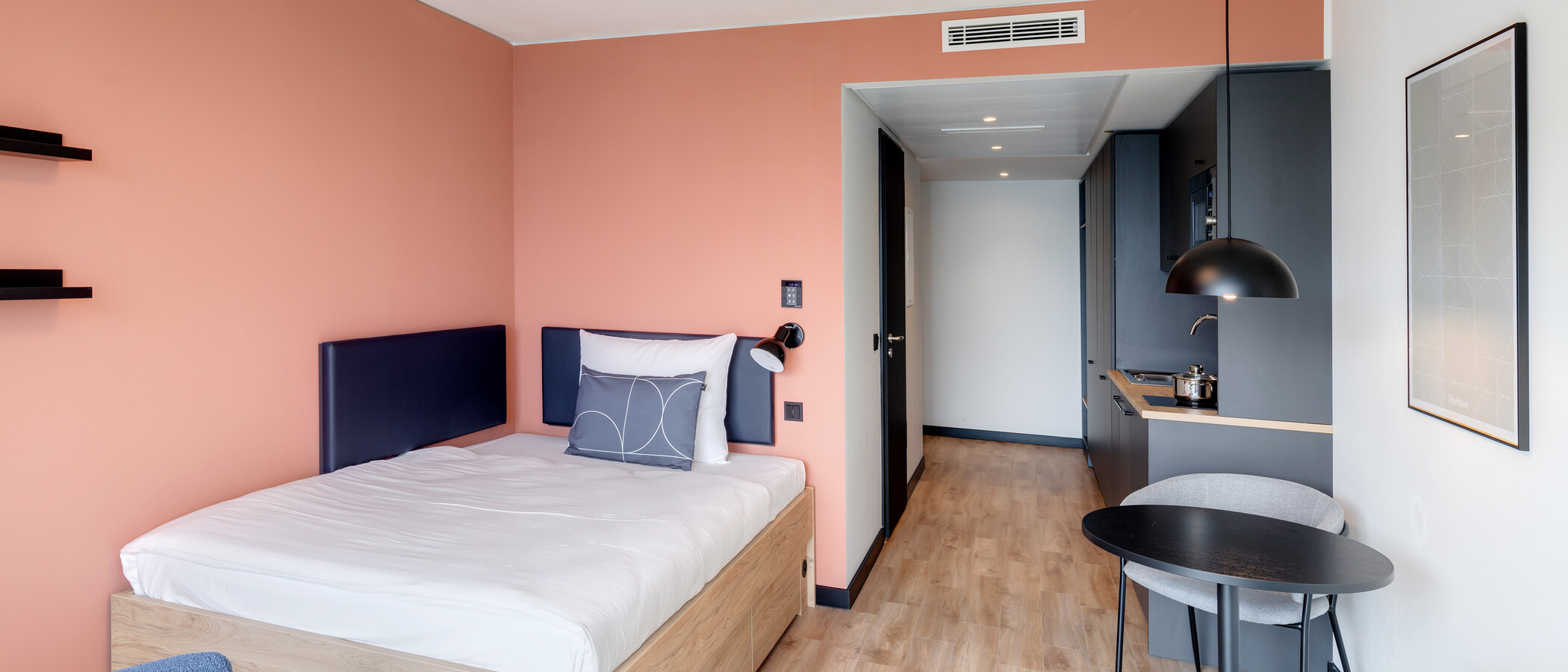 Apartment München Milbertshofen 01 Schlafbereich 13958