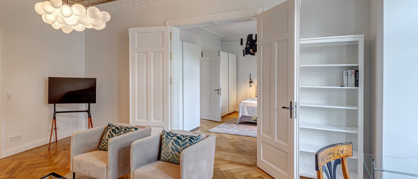 Wohnung München Lehel 04 Wohnbereich 13986