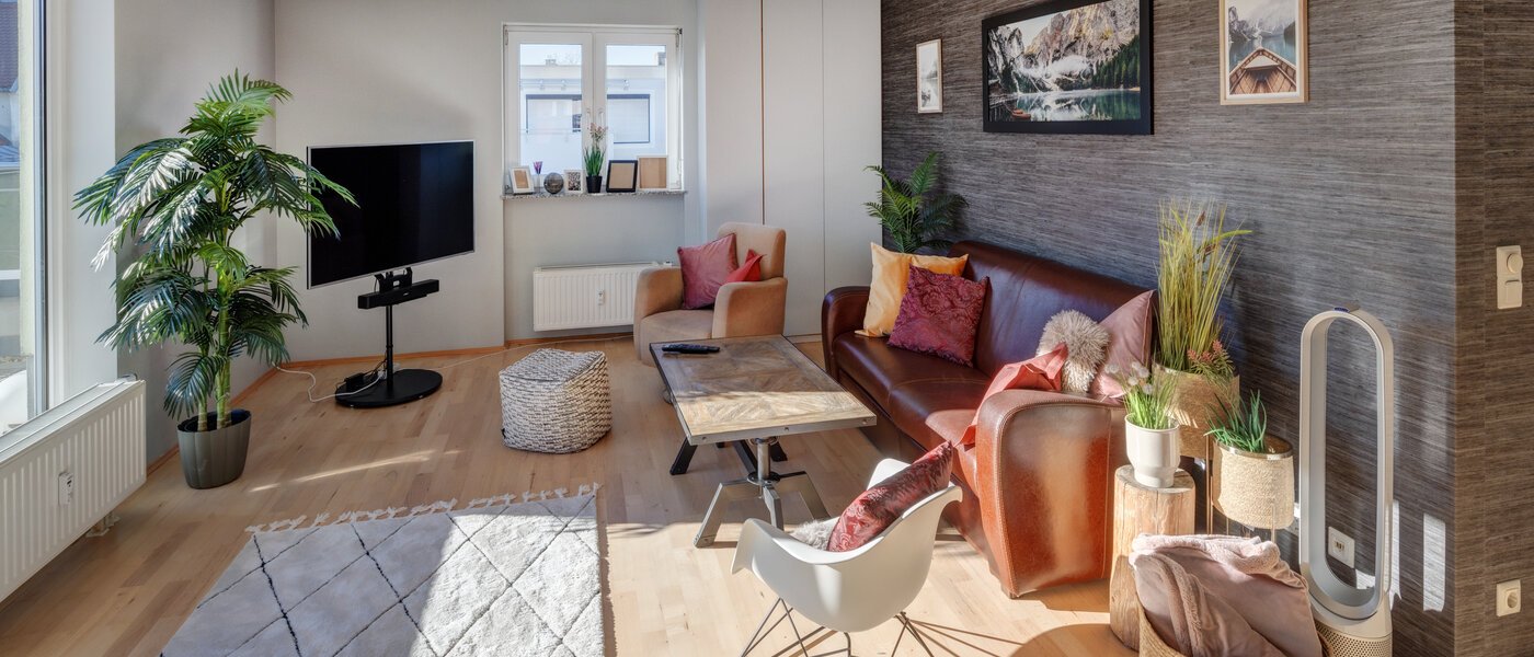 Dachterrassenwohnung München Neuhausen 01 Wohnbereich 13988