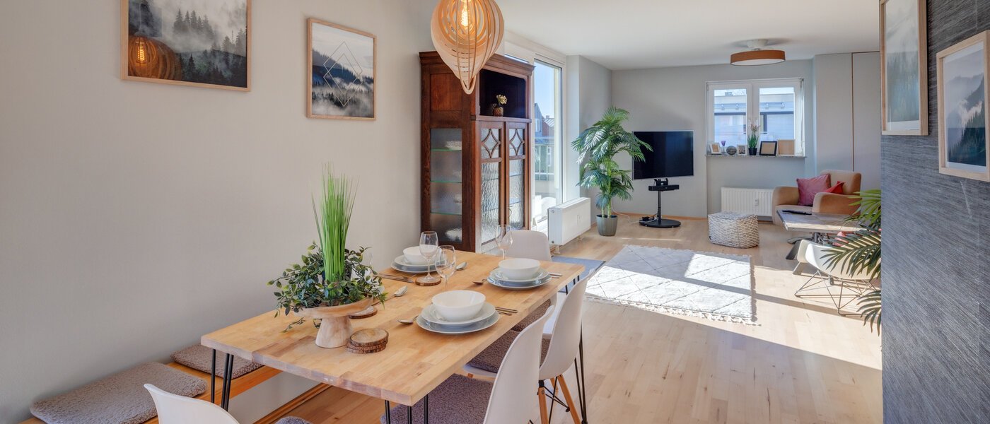 Dachterrassenwohnung München Neuhausen 05 Wohnbereich 13988