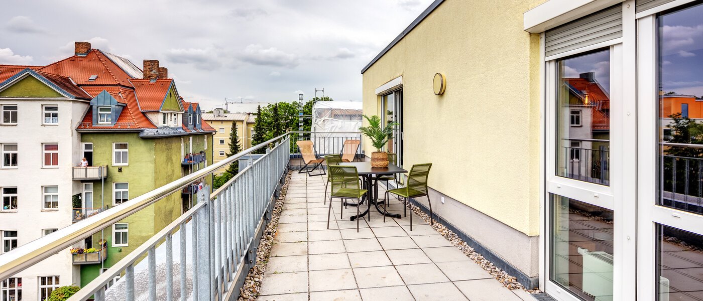 Dachterrassenwohnung München Neuhausen 02 Dachterrasse 13988