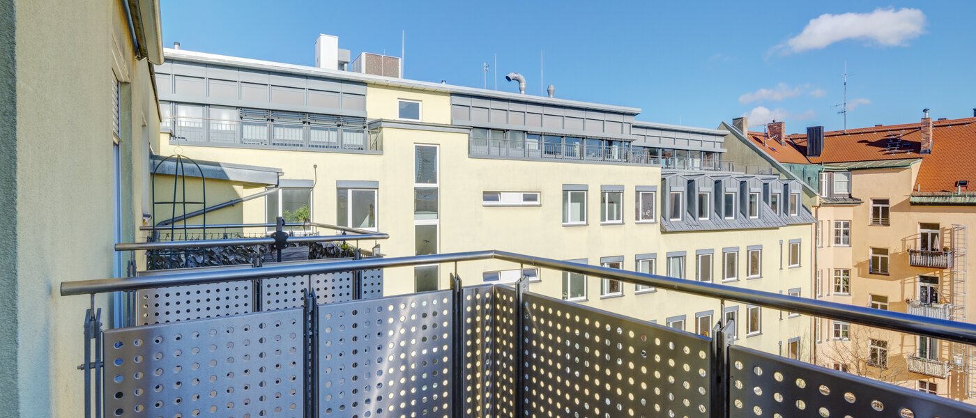 Dachterrassenwohnung München Neuhausen 02 2. Balkon 13988