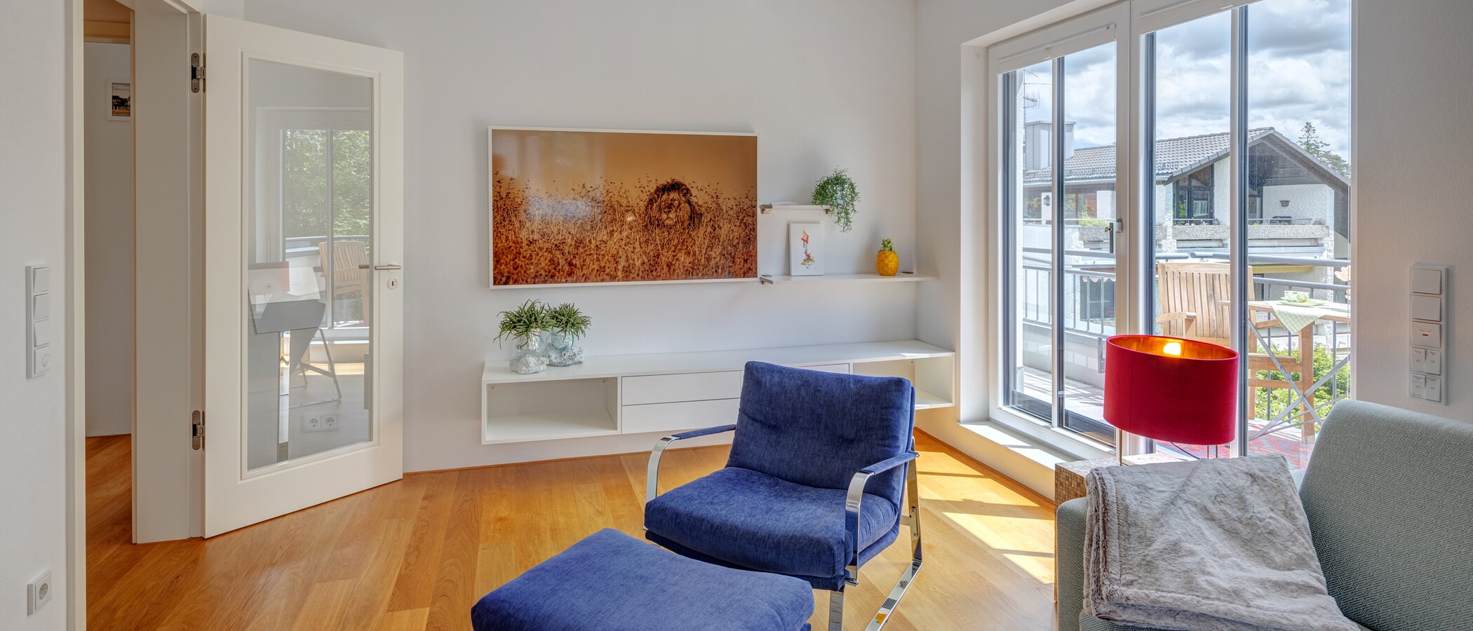 Dachterrassenwohnung München Waldtrudering 05 Wohnbereich 13992