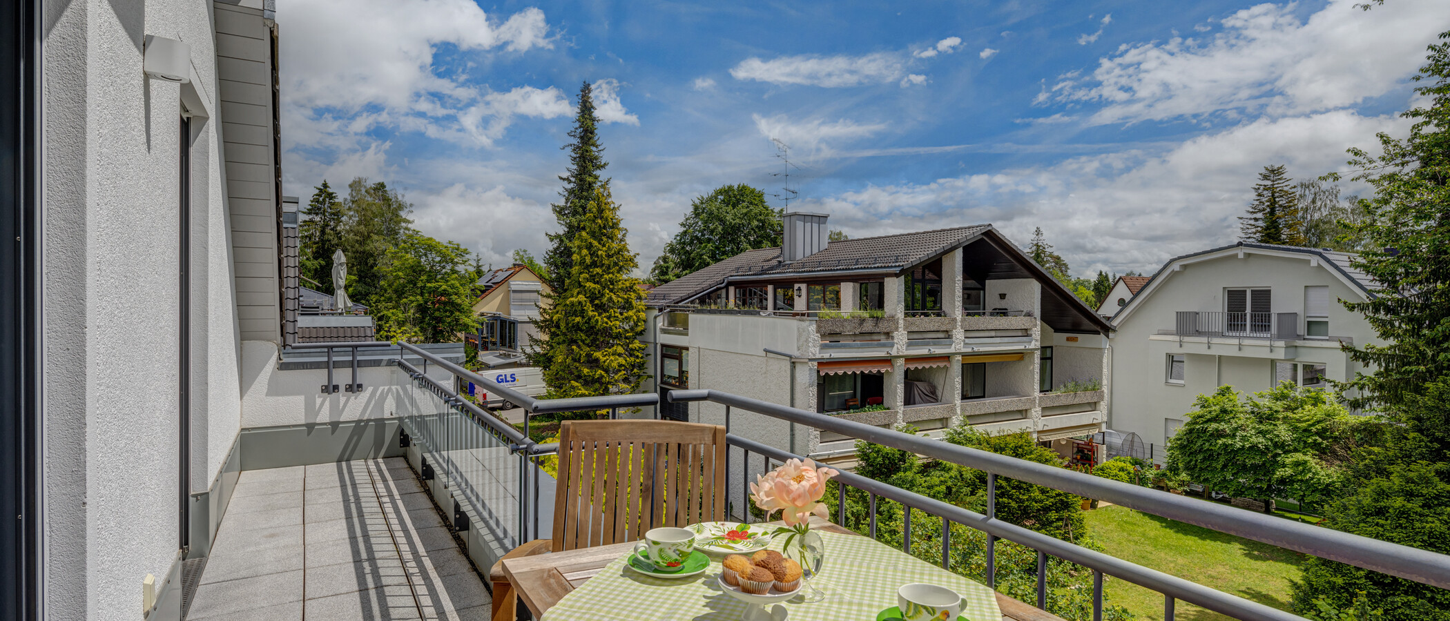 Dachterrassenwohnung München Waldtrudering 01 Dachterrasse 13992