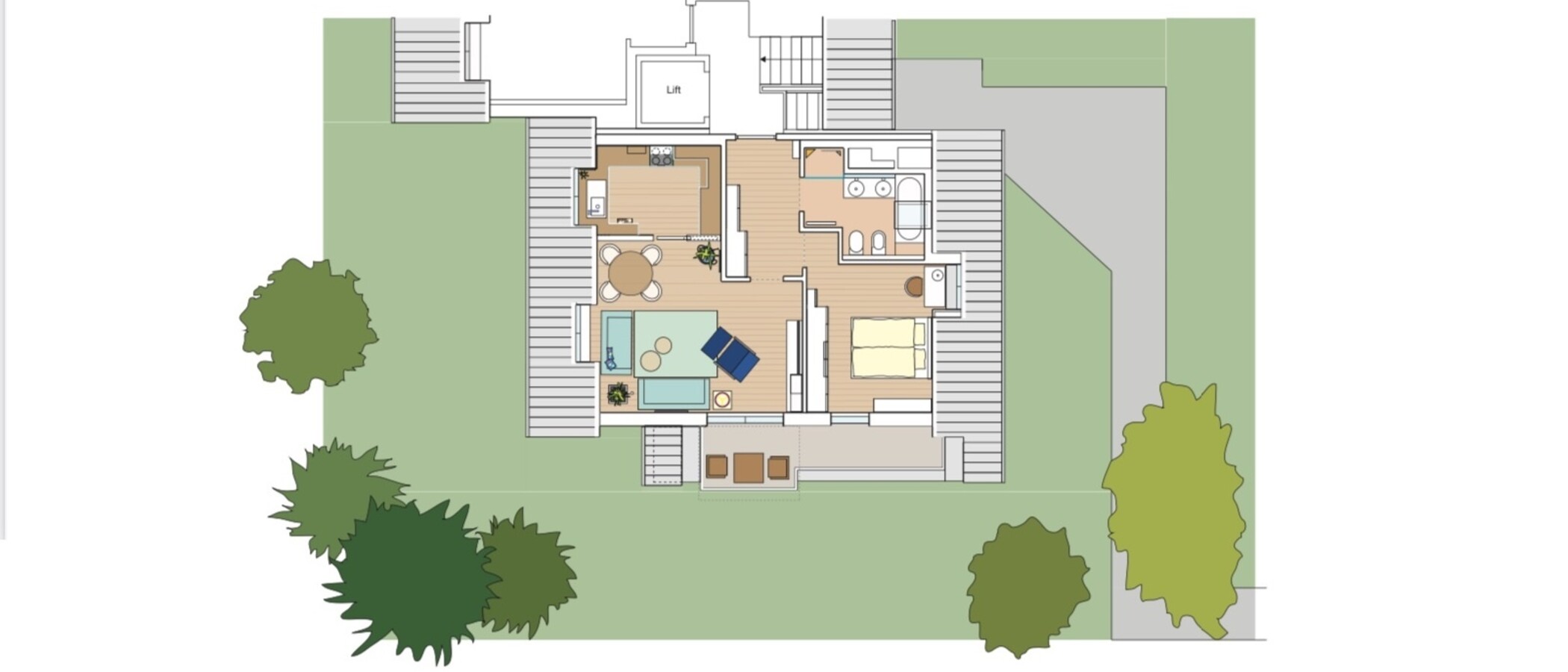 Dachterrassenwohnung München Waldtrudering 01 Grundriss 13992