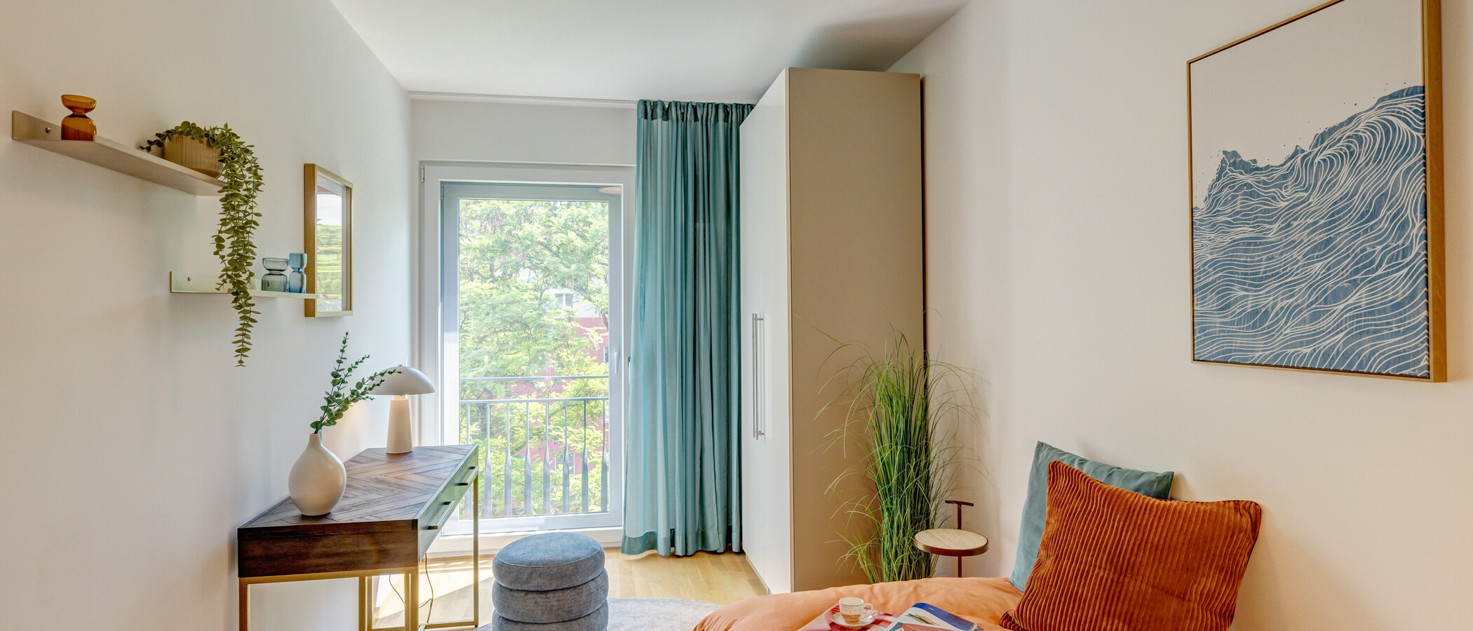 Wohnung München Neuhausen 01 2. Schlafzimmer	 13994