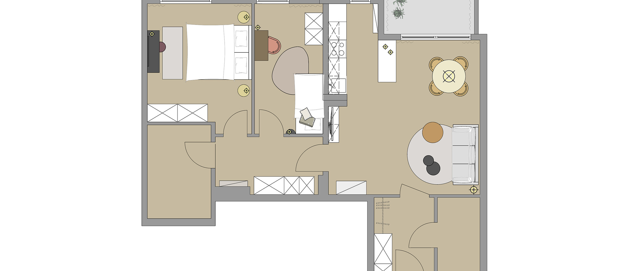 Wohnung München Neuhausen 01 Grundriss 13994