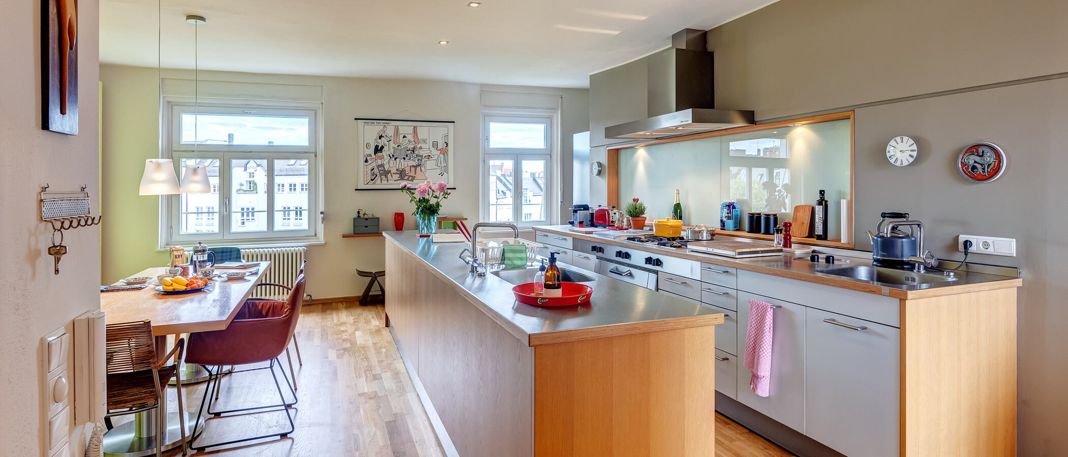Maisonette-Galerie Wohnung München Glockenbachviertel 03 Küche 13995