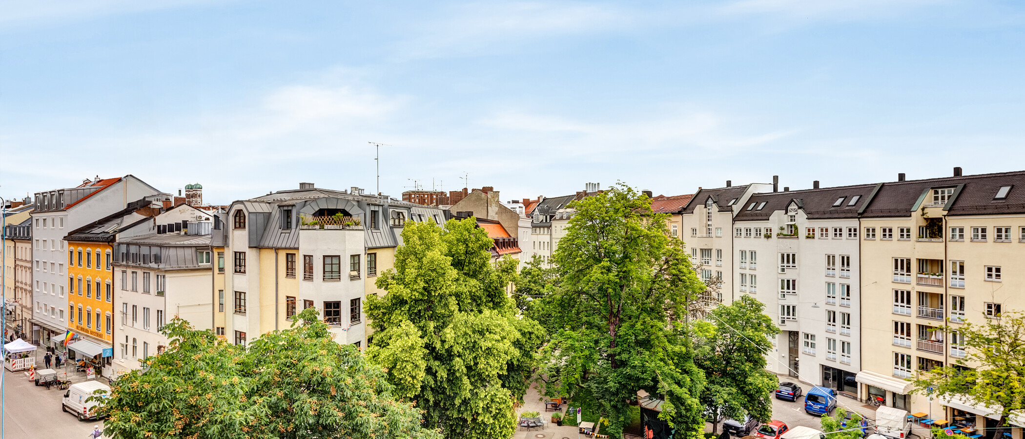 Maisonette-Galerie Wohnung München Glockenbachviertel 03 Aussicht 13995