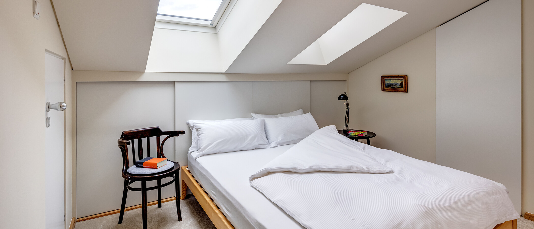 Maisonette-Galerie Wohnung München Glockenbachviertel 01 Schlafbereich 13995