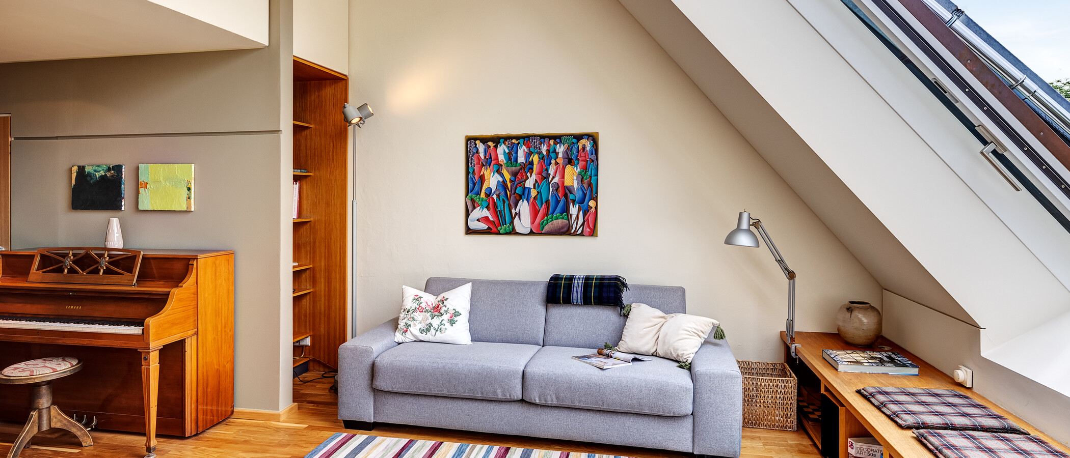 Maisonette-Galerie Wohnung München Glockenbachviertel 02 Wohnbereich 13995