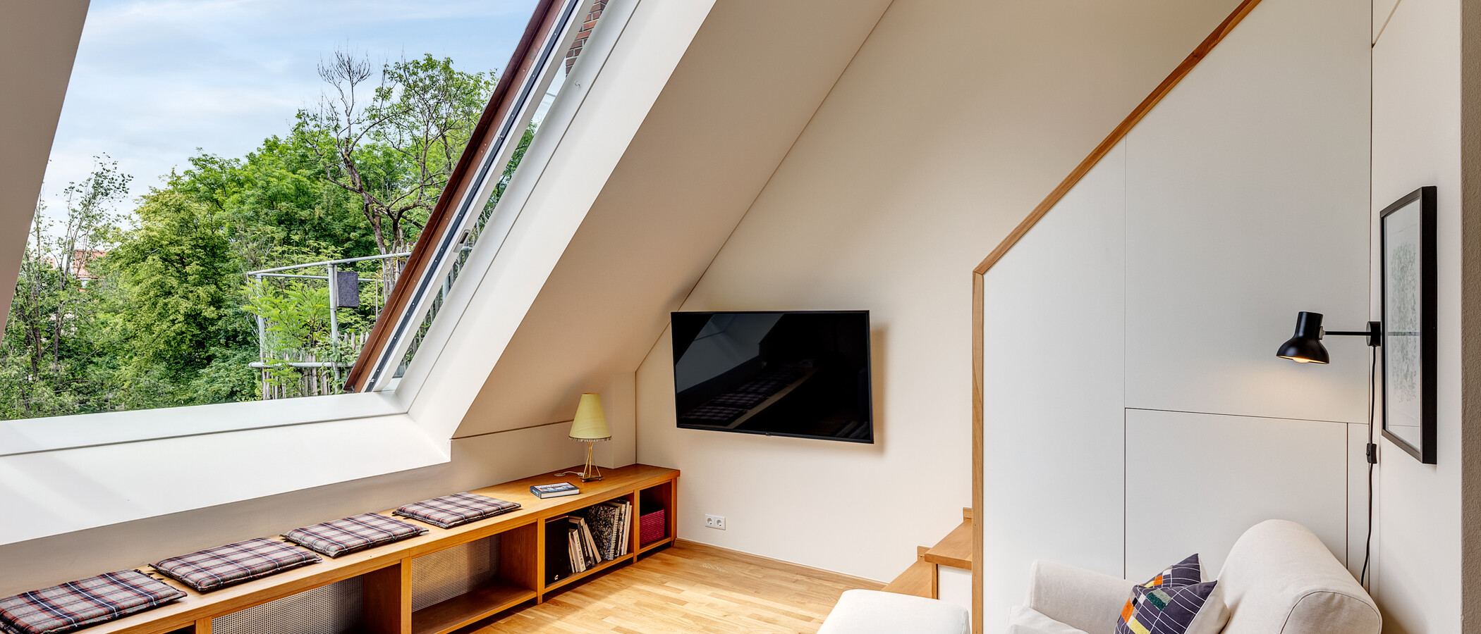 Maisonette-Galerie Wohnung München Glockenbachviertel 04 Wohnbereich 13995