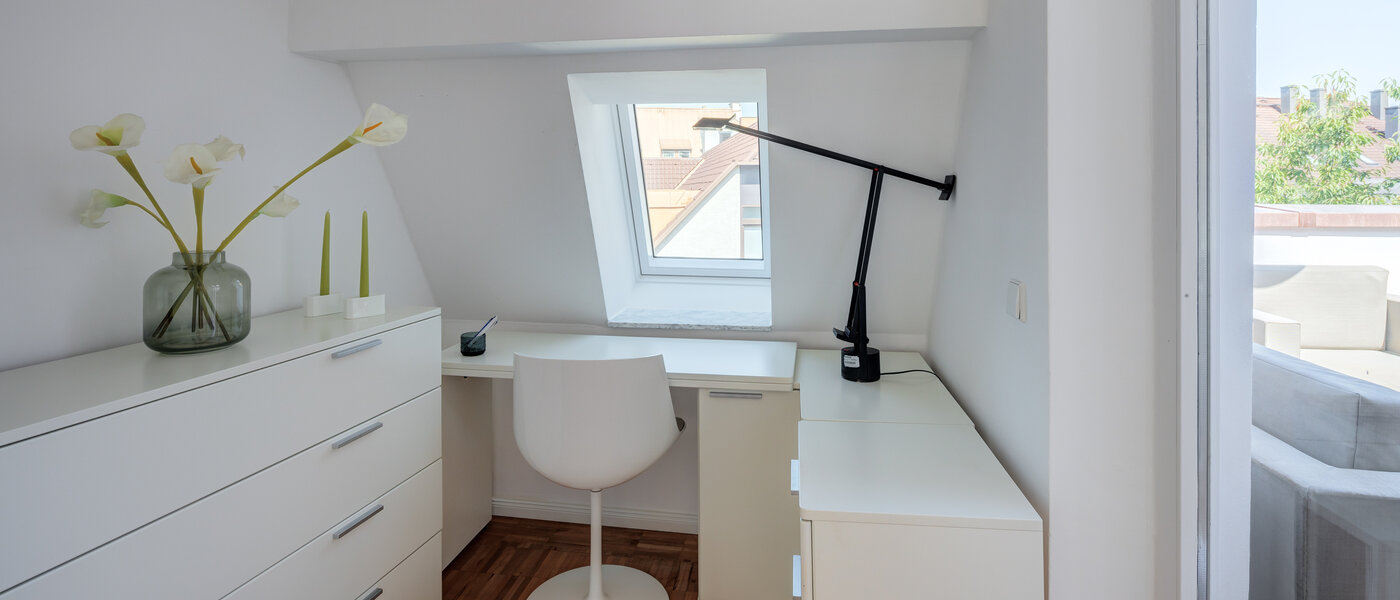 Maisonettewohnung München Lehel 01 Arbeitsbereich 14018