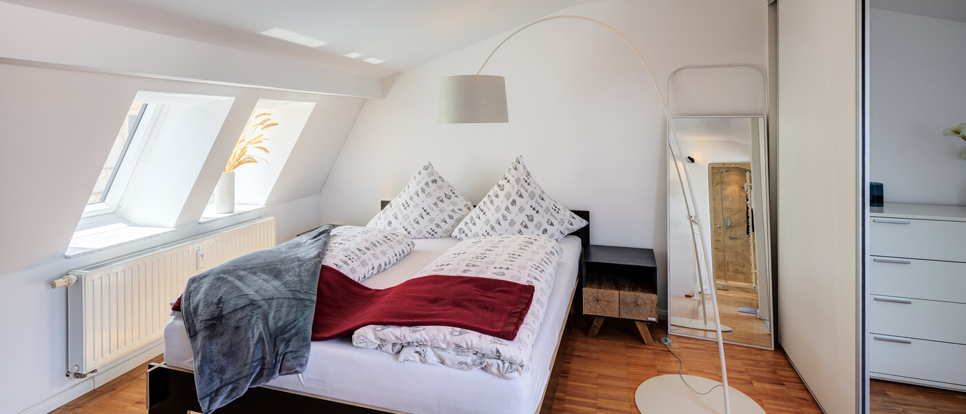 Maisonettewohnung München Lehel 02 Schlafzimmer 14018