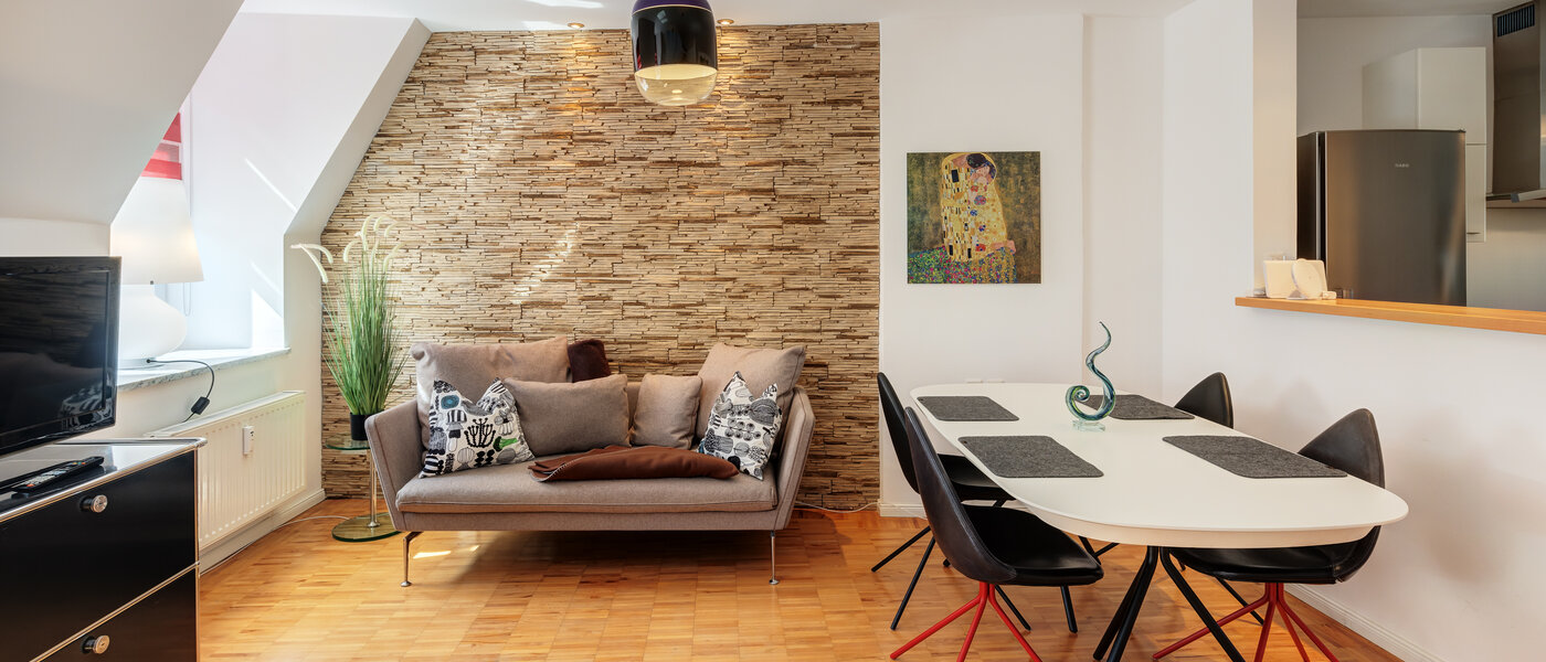 Maisonettewohnung München Lehel 01 Wohnbereich 14018