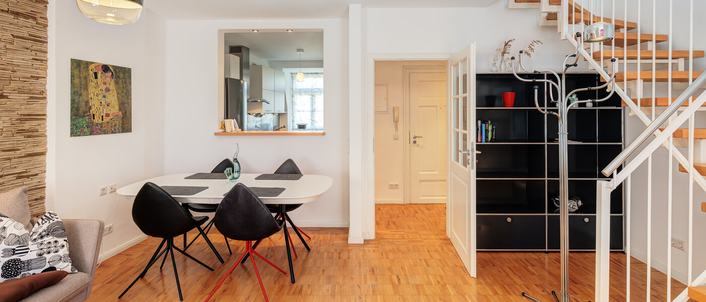 Maisonettewohnung München Lehel 02 Wohnbereich 14018