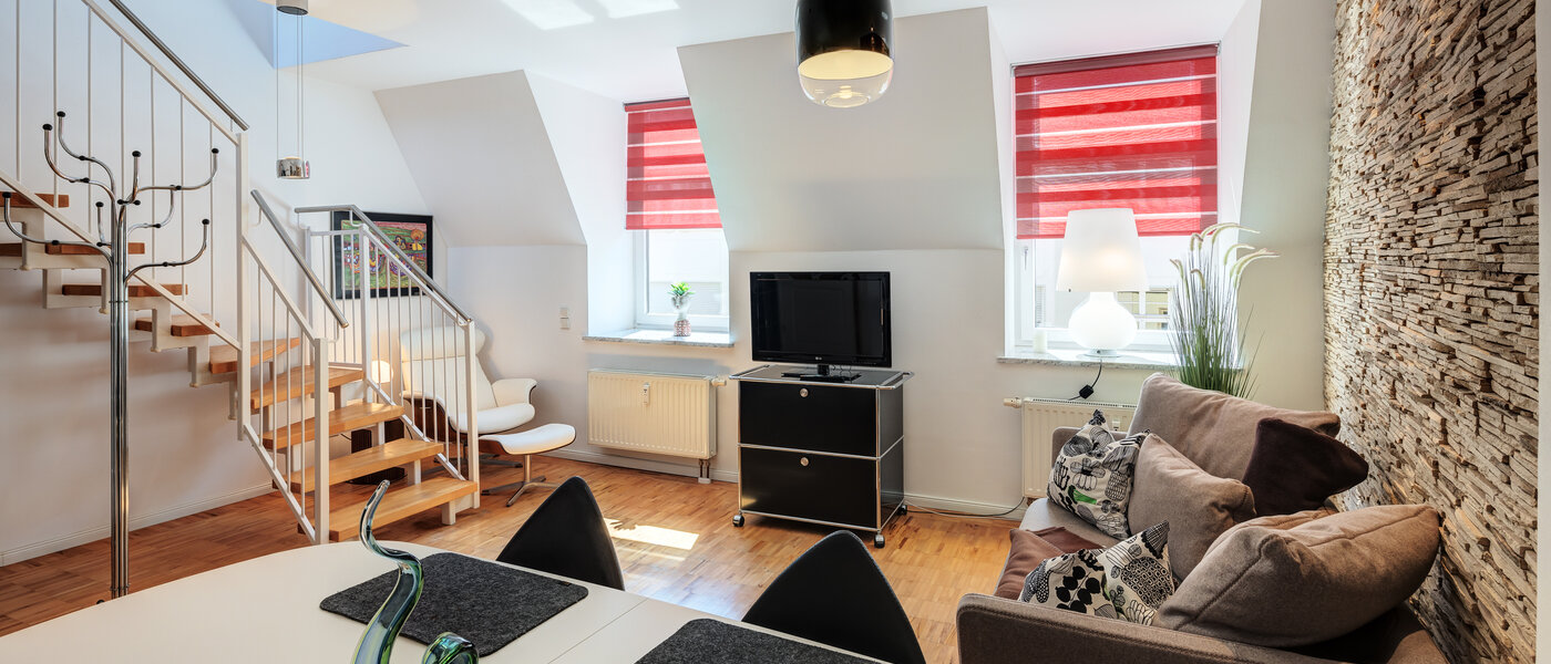 Maisonettewohnung München Lehel 04 Wohnbereich 14018