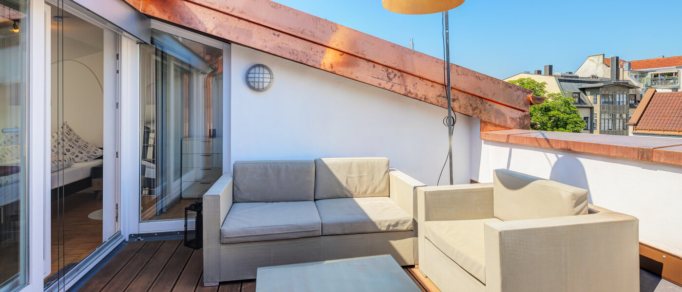 Maisonettewohnung München Lehel 01 Dachterrasse 14018