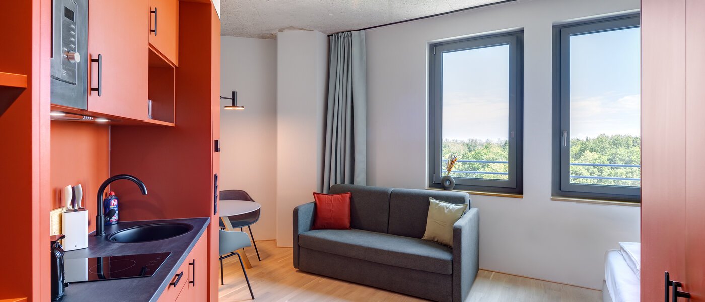 Apartment Unterföhring 02 Wohnbereich 14037