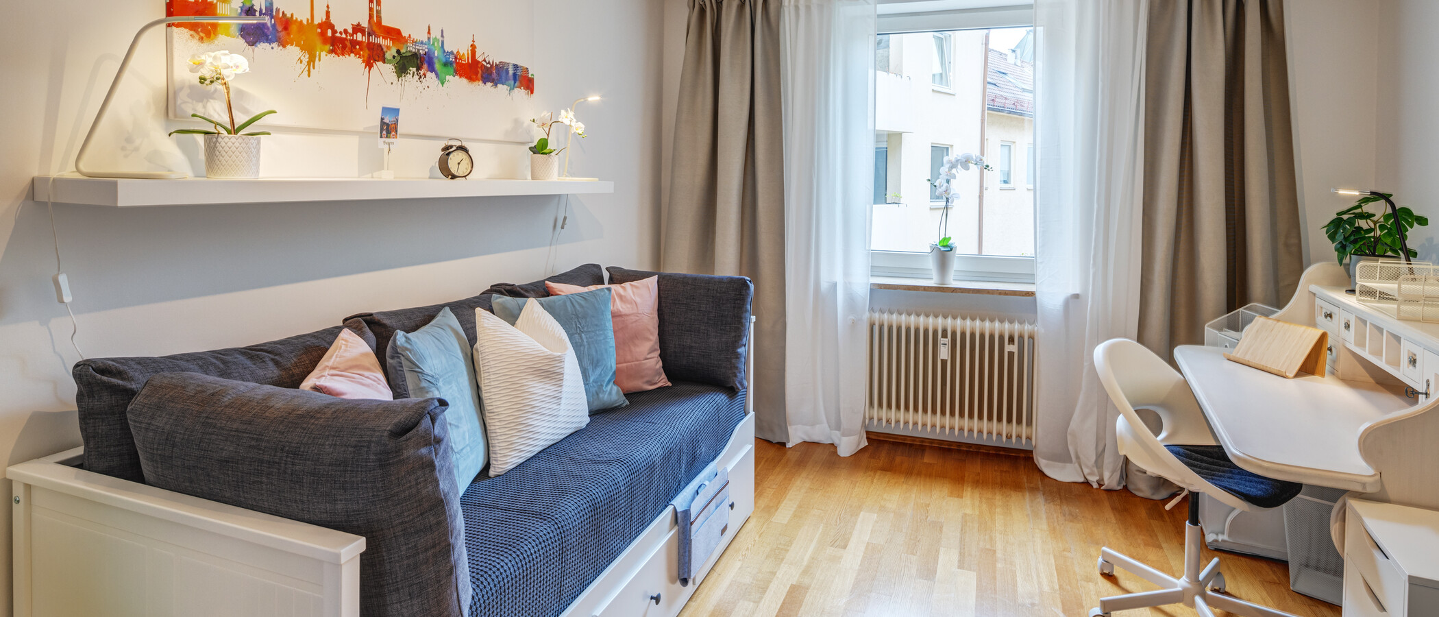 Wohnung München Lehel 01 2. Schlafzimmer	 14040