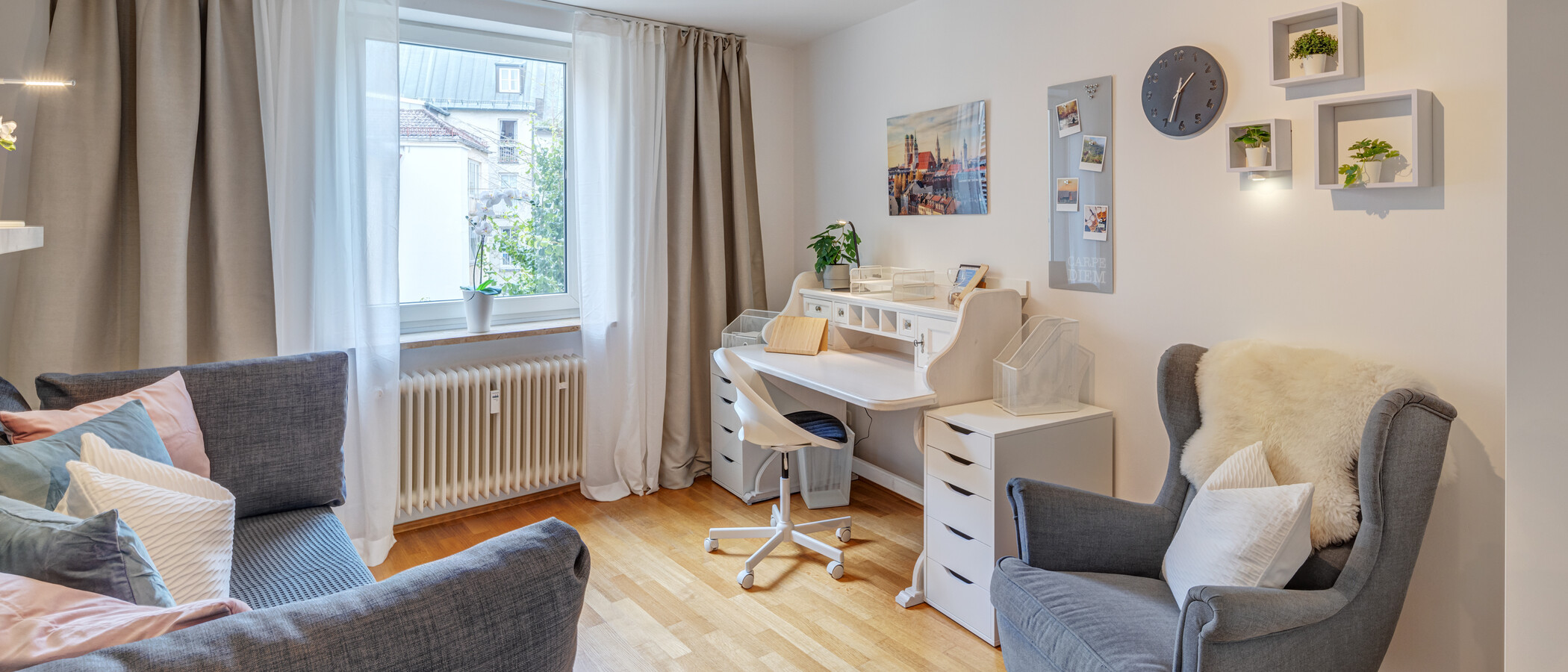 Wohnung München Lehel 02 2. Schlafzimmer	 14040