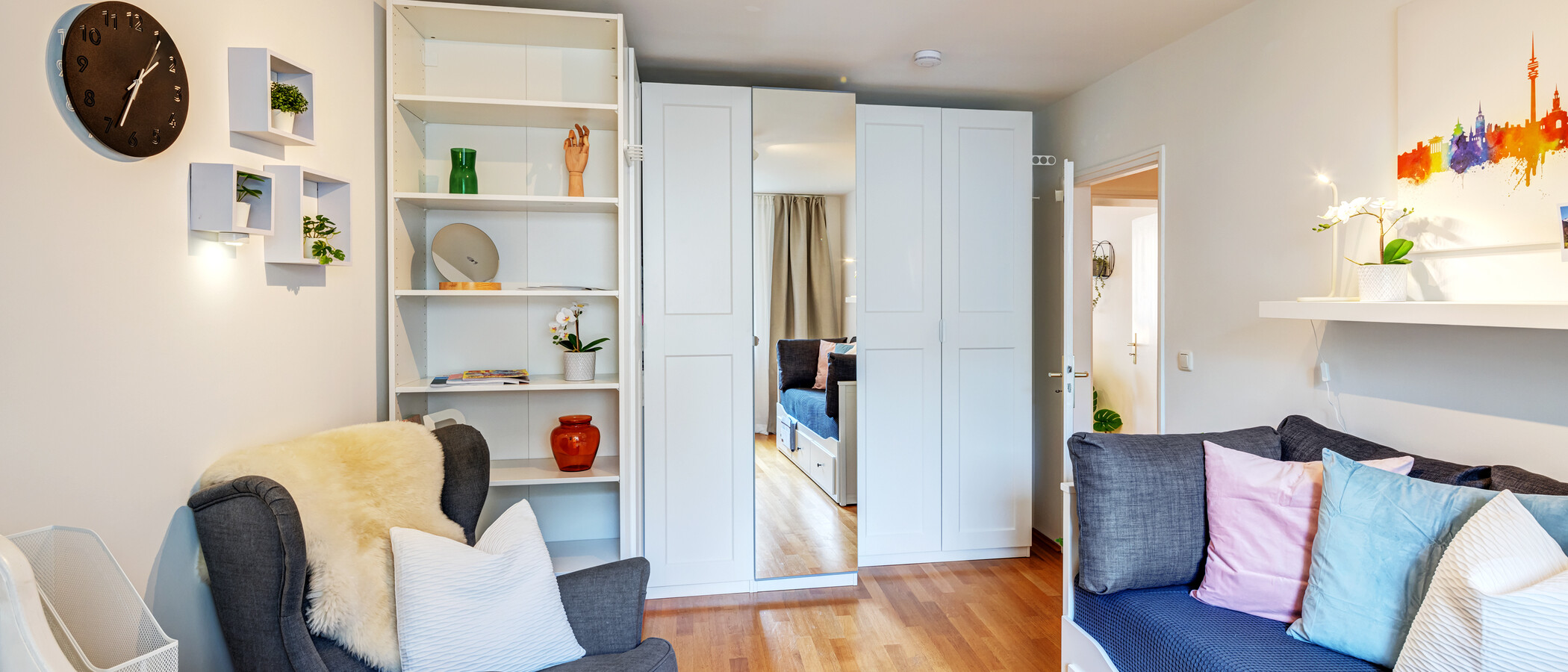 Wohnung München Lehel 03 2. Schlafzimmer	 14040