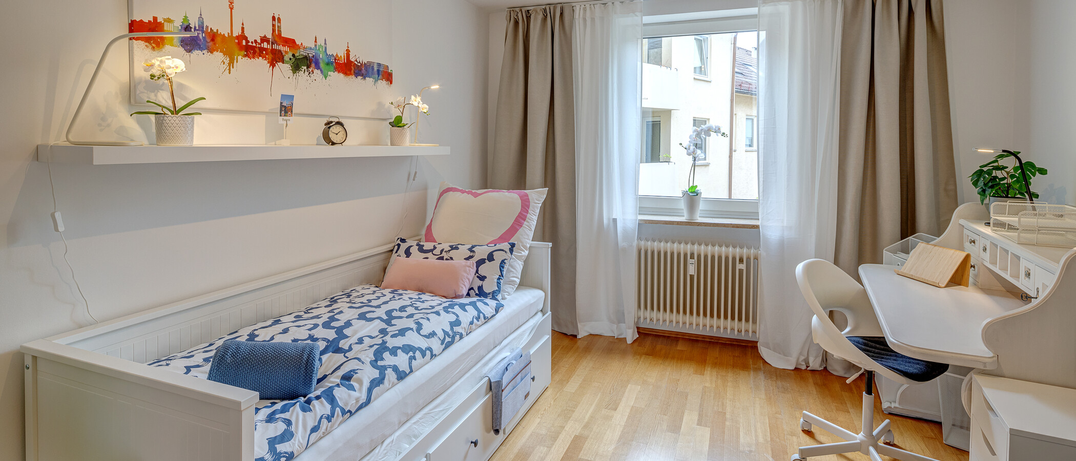 Wohnung München Lehel 04 2. Schlafzimmer	 14040