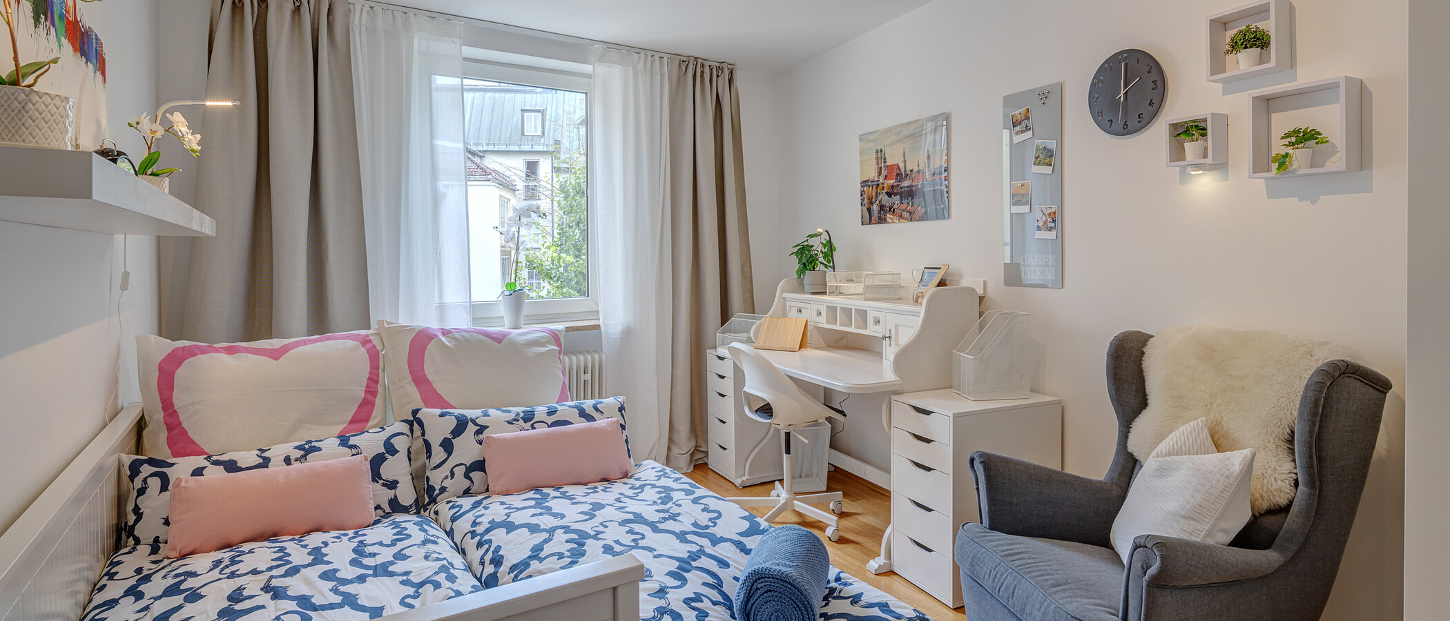 Wohnung München Lehel 06 2. Schlafzimmer	 14040