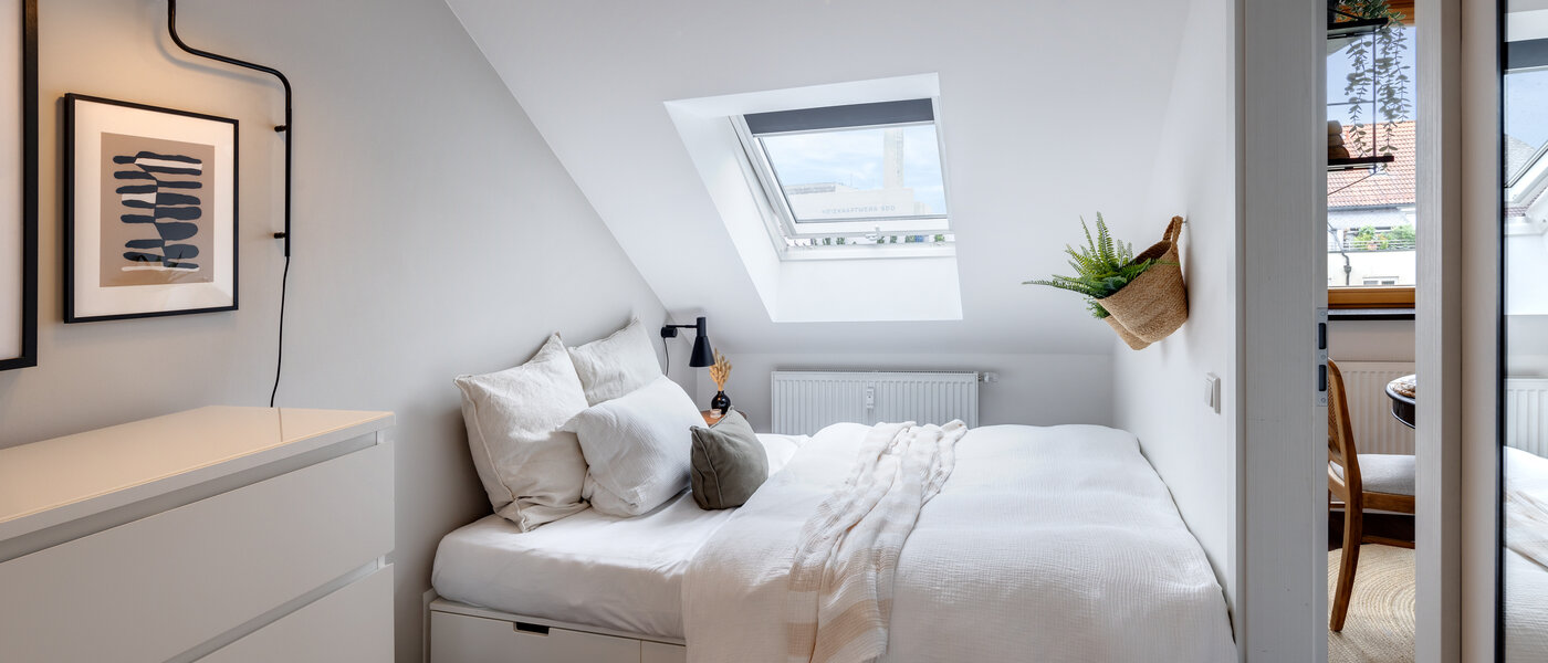 Dachgeschosswohnung München Sendling 01 Schlafzimmer 14059