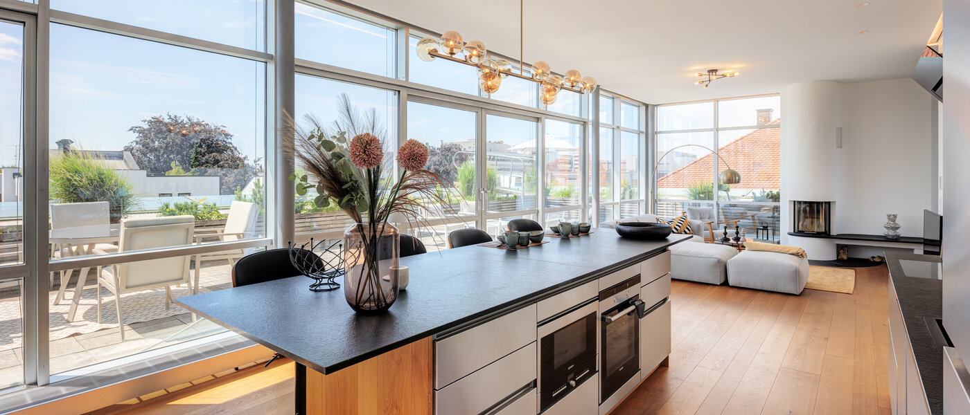 Penthousewohnung München Obersendling 01 Küche 14084