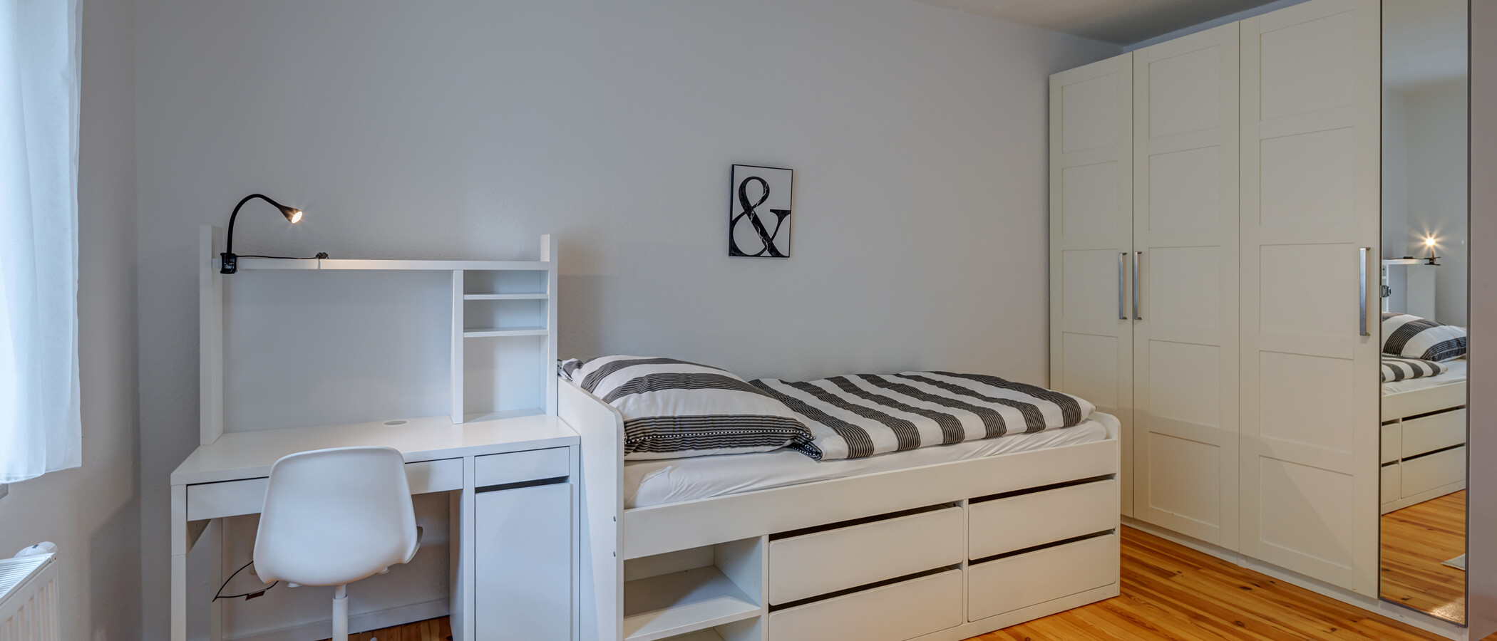 Wohnung München Obergiesing 04 2. Schlafzimmer	 14087