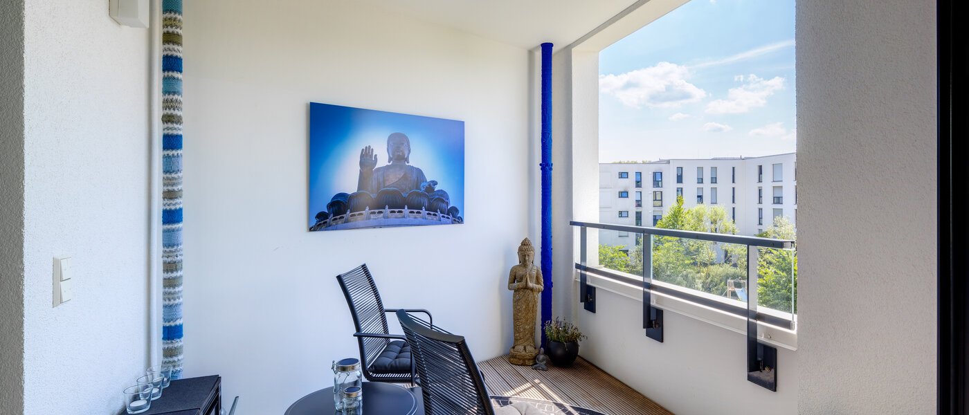 Wohnung München Obersendling 01 1. Loggia 14091